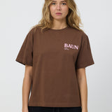 BB Box Fit Tee Brown/Pink