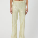 Yellow Glitter Pants