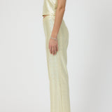 Yellow Glitter Pants