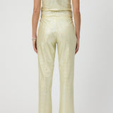 Yellow Glitter Pants