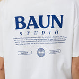 BB Box Fit Tee White/Blue