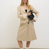 Feathered blazer