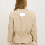 Feathered blazer