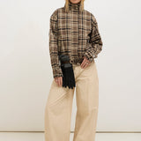 Pauline checkered bomber jacket