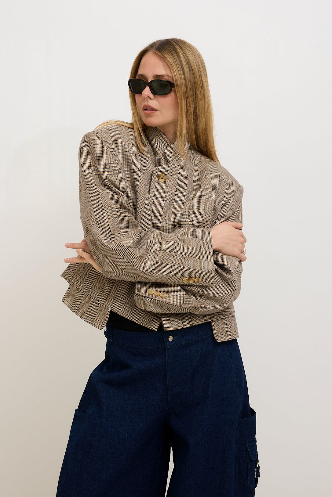 Cropped blazer
