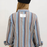 Striped rhinestone shirt