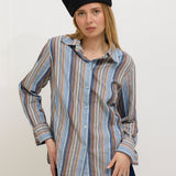 Striped rhinestone shirt