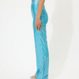 Blue Glitter Pants