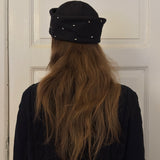 Black pearl sailor hat