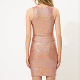 Orange Glitter Dress