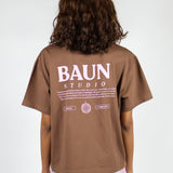 BB Box Fit Tee Brown/Pink
