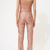 Orange Glitter Pants