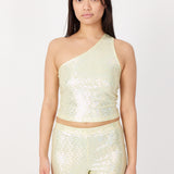 Yellow One Shoulder Top